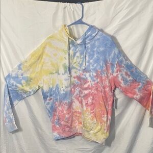 Vibrant Tie-Dye Women's Hoodie